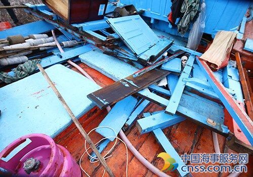 越南载10人渔船被撞沉 船长称对方船上有汉字