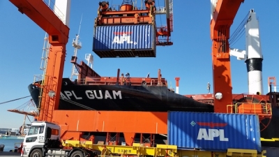 APL makes New Year maiden US-flag call in Guam following delay