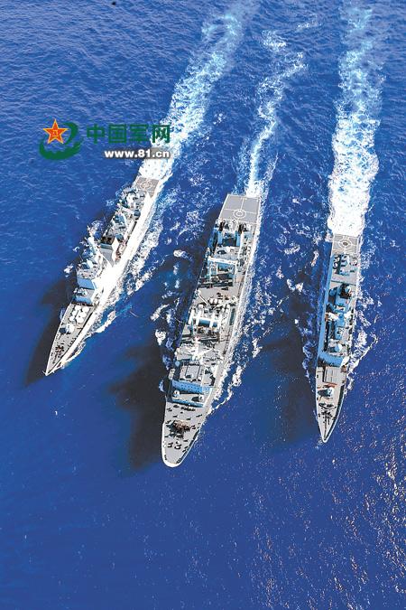 中国海军舰队环球航行创多项纪录 驱离疑似海盗船