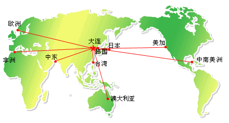 大连港集装箱班轮航线增至108条