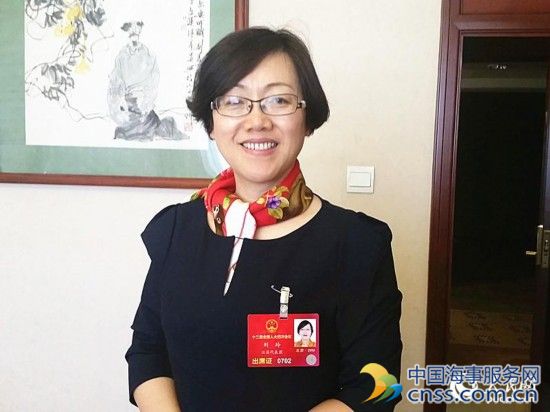 全国人大代表、江苏省政府法律顾问委员会委员刘玲。