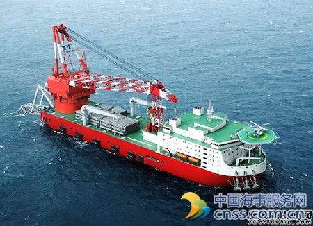 长江航道最大打捞船 “长天龙”交付使用