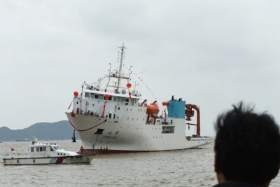 China’s first locally-built oceanographic research ship