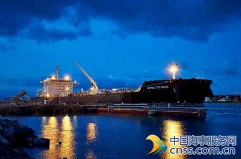 上海船舶设计院37000吨沥青船完成首航