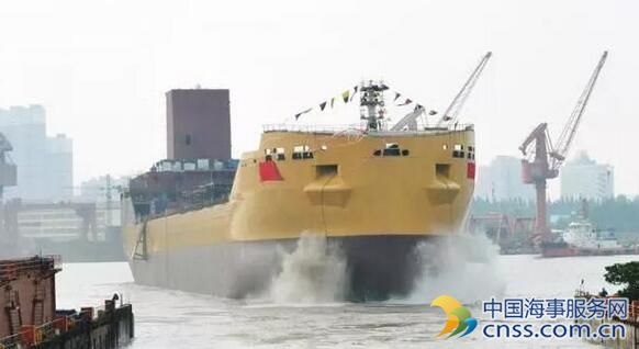 沪东中华3.8万吨化学品船首制船完成主机动车节点