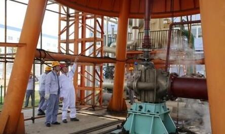 武汉船机首台实船应用货油泵系统通过会检