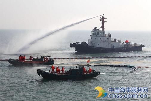 海河上演船舶溢油应急演习 提升交通应急处置