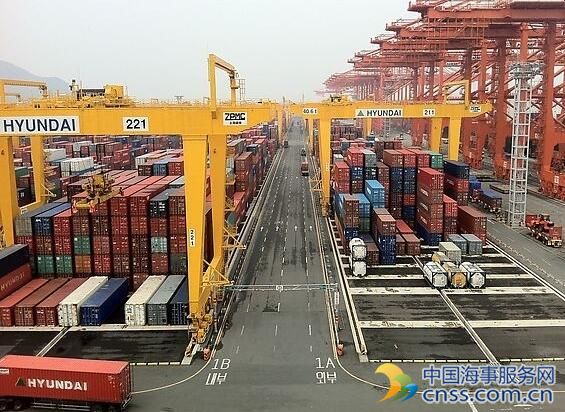 釜山新集装箱码头一季度吞吐量同比增长20%