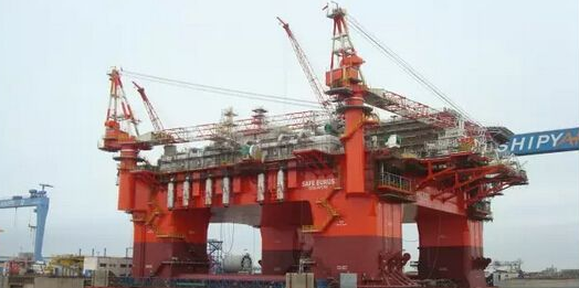 启东中远海工“高德4号”顺利完成第二次坞内工程
