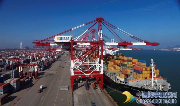 青岛港全球排位上升 首季集装箱吞吐量同比增4.8%