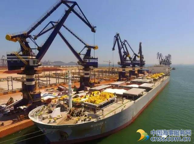 印度化肥2016年首标中国第一船落户烟台港