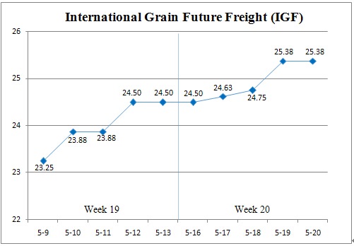 (May 16- May 20) International Grain Future Freight