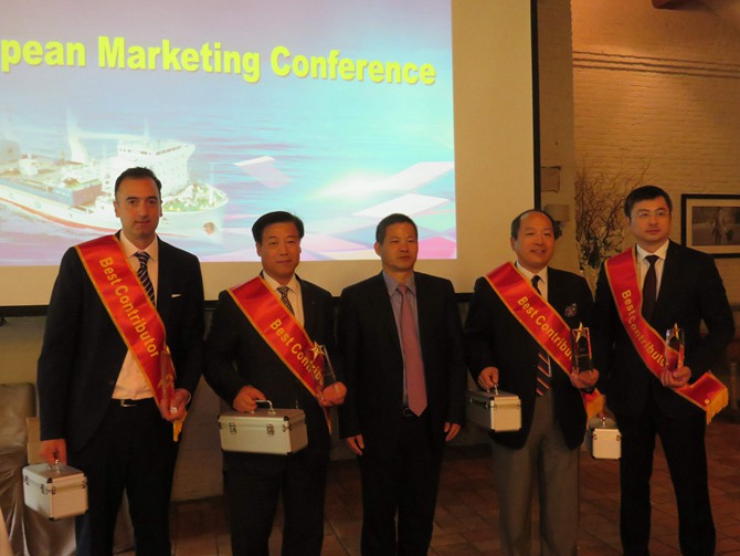 中远航运在安特卫普开欧洲区域网点营销会