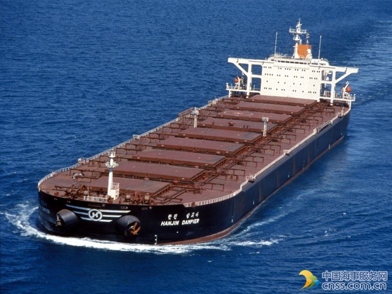 韩进海运散货船疑因租金问题被扣