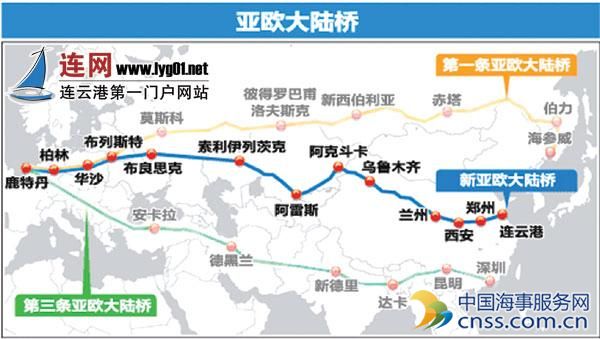 连云港陆桥多式联运项目入选全国首批示范工程