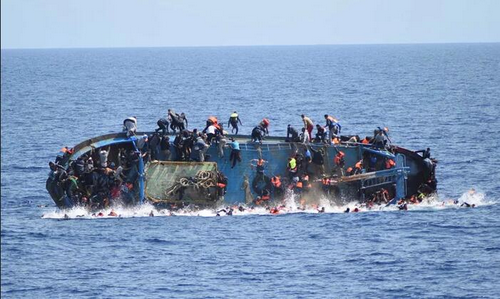 地中海经历“死亡周” 逾700偷渡者丧生