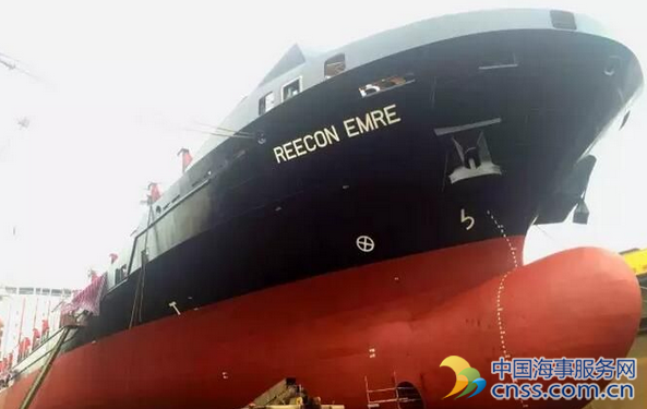 广东中远船务15天换板500吨完修海损 “瑞可”轮