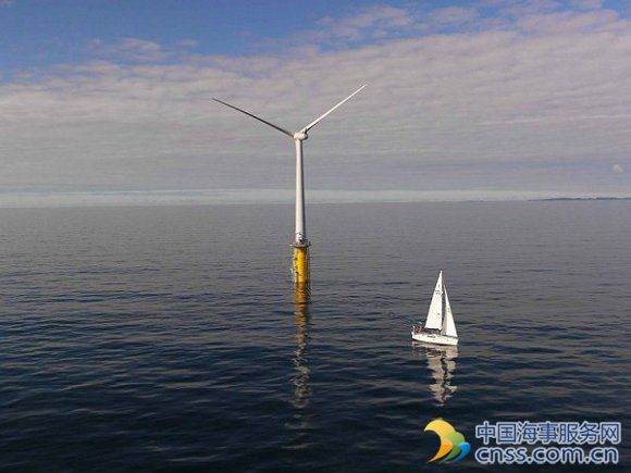 全球首个“浮”在海面上的风力发电厂 