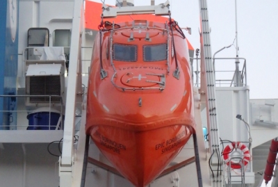 Norsafe range of rescue craft on display