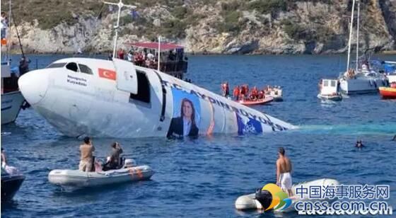 土耳其小城为吸引潜水客将A300客机沉海底