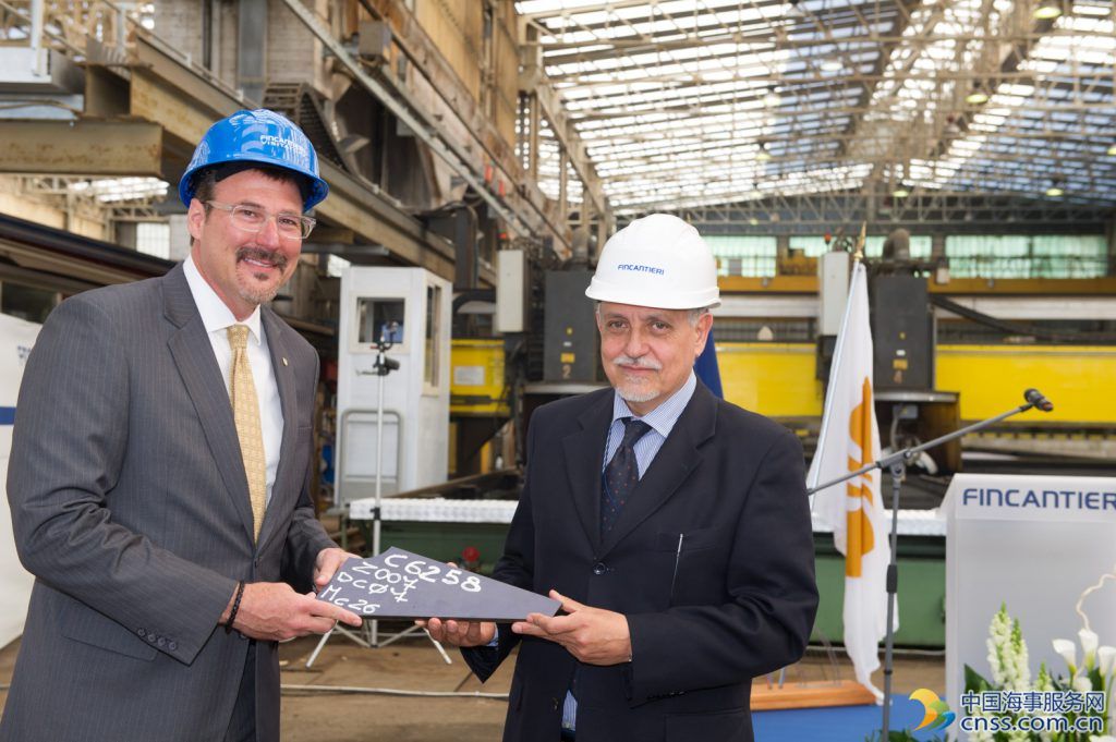 Fincantieri Starts Building Seabourn Ovation