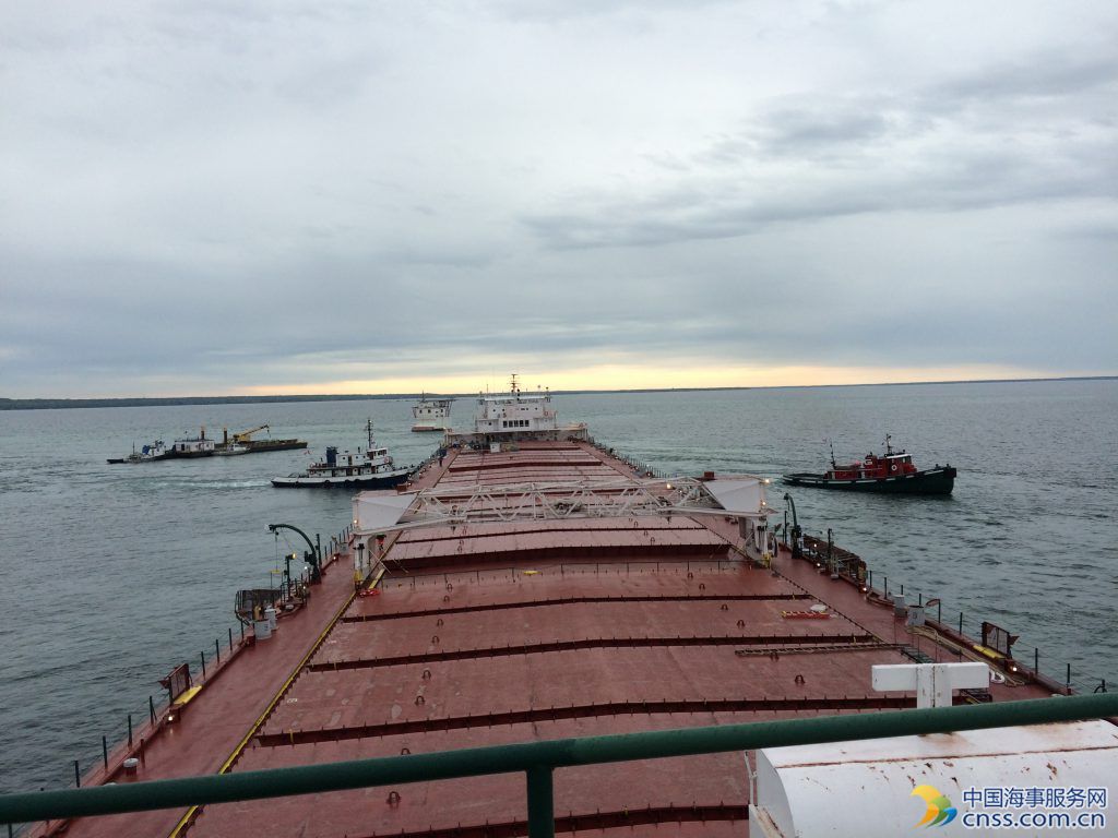 Roger Blough Heads to Sturgeon Bay for Repairs