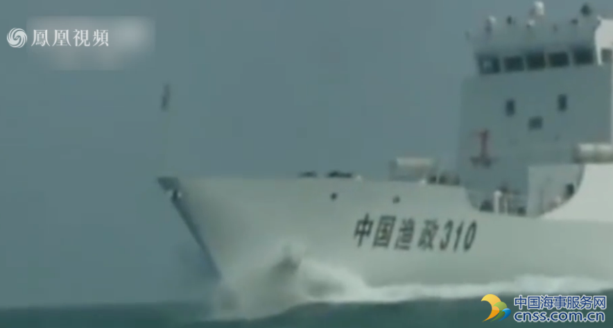曝菲一团体强登黄岩岛被中方海警船拦截【视频】