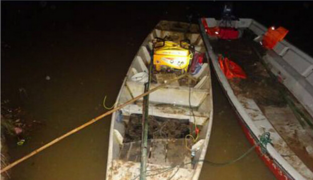 道县开展非法捕捞整治行动查扣一艘电鱼船