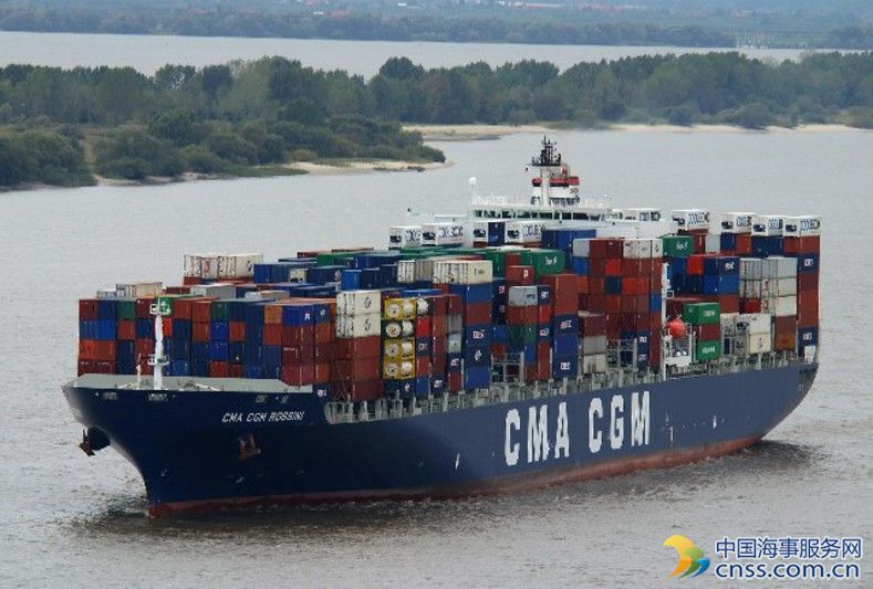 Fire Delays CMA CGM Rossini in Colombo