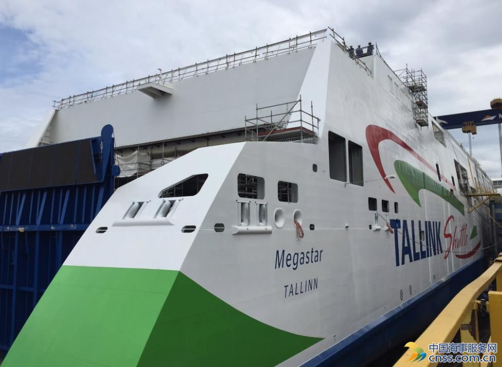 Tallink Christens New LNG Ferry at Meyer Turku