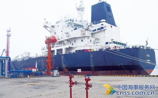 京唐港液化码头迎来首艘外贸甲醇船