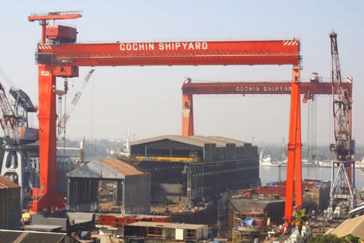 科钦造船厂新建干船坞成本预计2.6亿美元