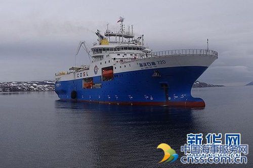 历时100天 中国物探船完成首次北极海域地震勘探作业