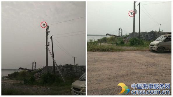 芜湖海事局马鞍山站积极恢复乌江河口监控设备