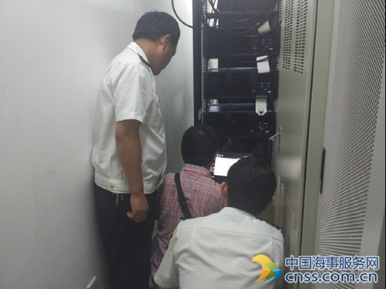 芜湖海事局马鞍山站配合厂家完成新甚高频设备安装工作