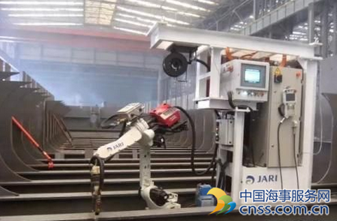 杰瑞科技研制焊接机器人正式“上岗”