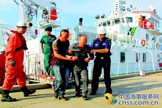 “浙岱渔05189”一船员海上发病获救