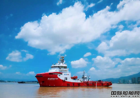 中海油服两艘三用工作船投产南海东部市场