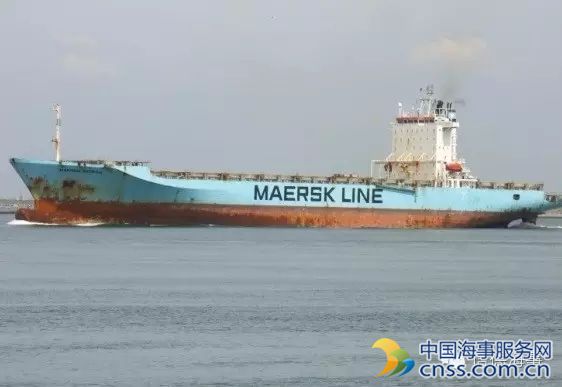 马士基旗下船舶机舱失火使船舶失控 船期恐延误