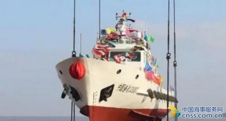 浙江增洲造船100吨级渔政船顺利下水