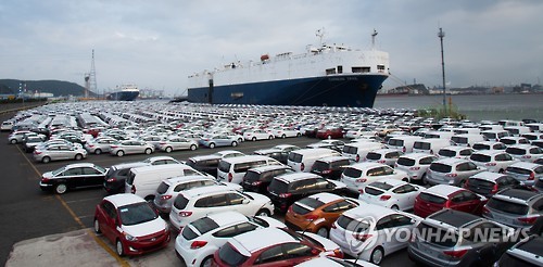 韩国汽车出口持续下降 严重打击航运物流商
