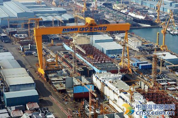 韩国造船产业结构大调整 将有6万船厂工人下岗