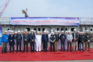 CMHI Lays Keel for Saga LNG’s 1st Ship