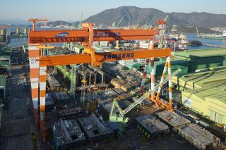 Samsung Heavy Ups 2017 Orderbook Aim