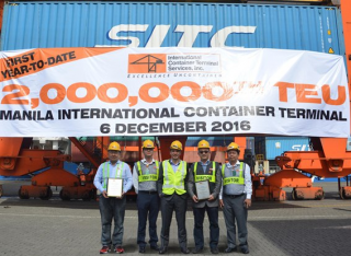 ICTSI Manila Container Terminal Hits 2 Mn TEU Milestone