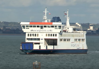 RoPax Ferry Catches Fire off Isle of Wight