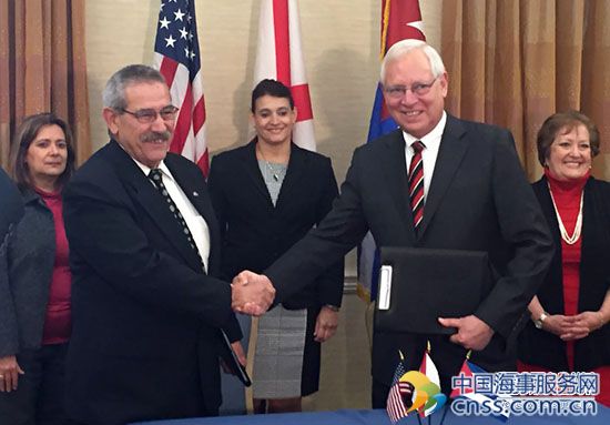 美国亚拉巴马州和古巴加强海事关系