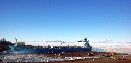 “MT Maersk Perry”号抵达南极洲