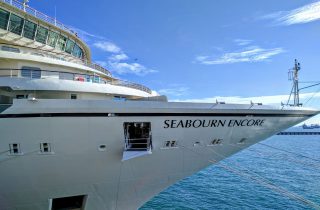 Seabourn Encore Collides with Cement Carrier in Timaru Port