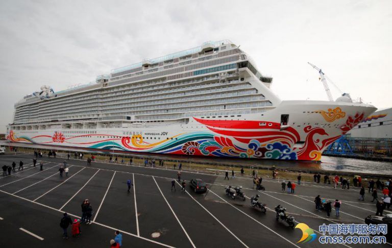 Meyer Werft Floats Out NCL’s Norwegian Joy